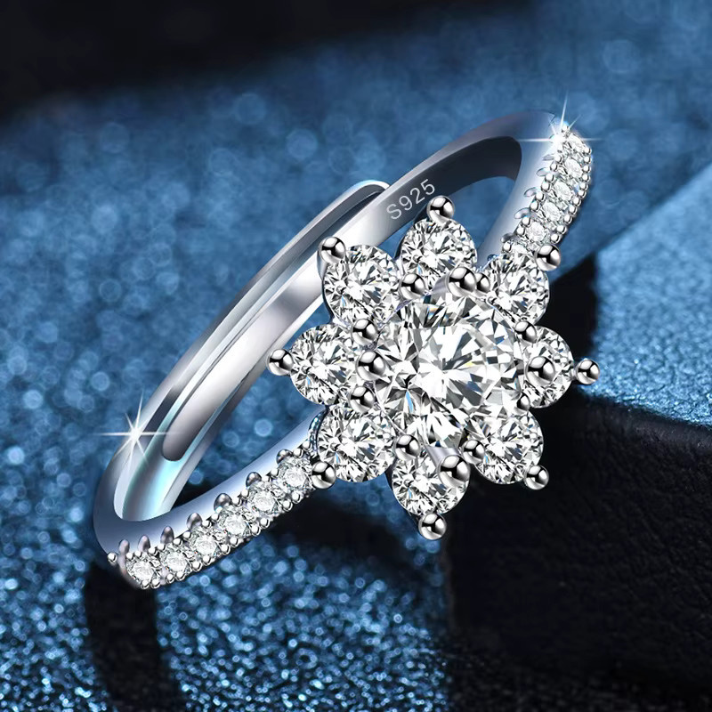 YDSMOSO Ring 925 Silber, Zirkonia, Damen - Bild 3