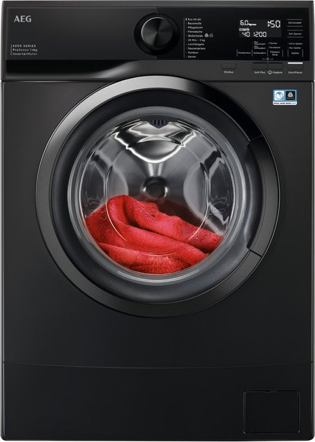 AEG Lavamat LSR6FS75260 Stand-Waschmaschine mit Frontlader in Dark Silver, 6 kg Waschkapazität, 1200 U/min Schleuderdrehzahl, 72 dBA Geräuschpegel - Bild 1