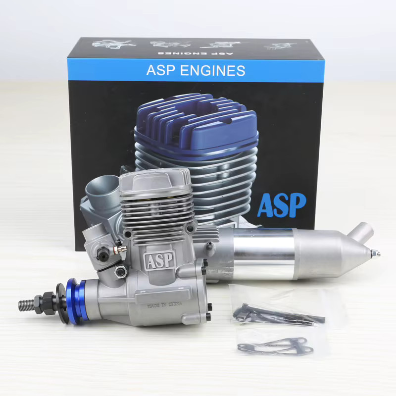 ASP S91A 14,95 cc 2-Takt-Glühmotor, 91 Klasse Single, Zubehör, Metall - Bild 2