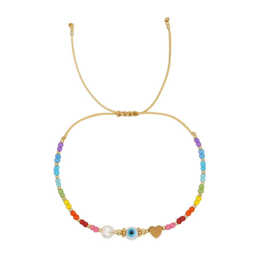 Go2boho Charm-Perlenarmband, Gold, Bunt, Damen, Boho - Bild 2