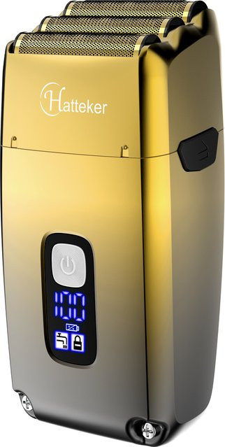 Hatteker Elektrorasierer mit Folienkopf, Herren, Gold - Bild 1