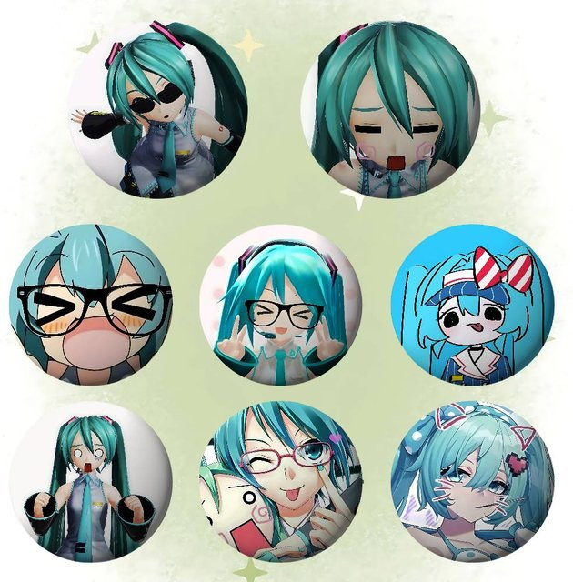 Kayou Anstecknadeln, Anime Hatsune Miku - Bild 1