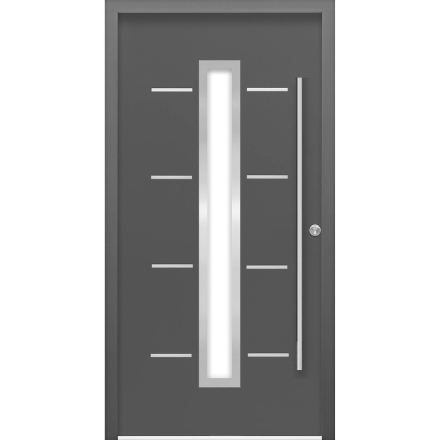 Haustür Thermospace Milano Prime in Anthrazit mit Glaseinsatz, Anschlag Rechts, B: 110 cm, H: 210 cm - Bild 2