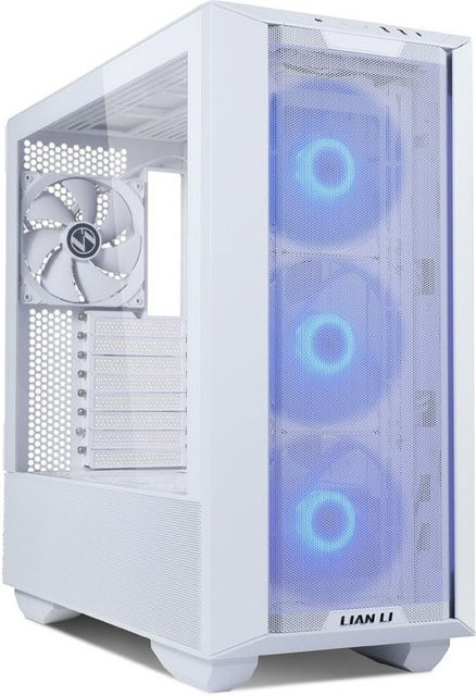 Lian Li Lancool III RGB Midi Tower Gehäuse in Weiß mit USB-C und USB-A Anschlüssen - Bild 1
