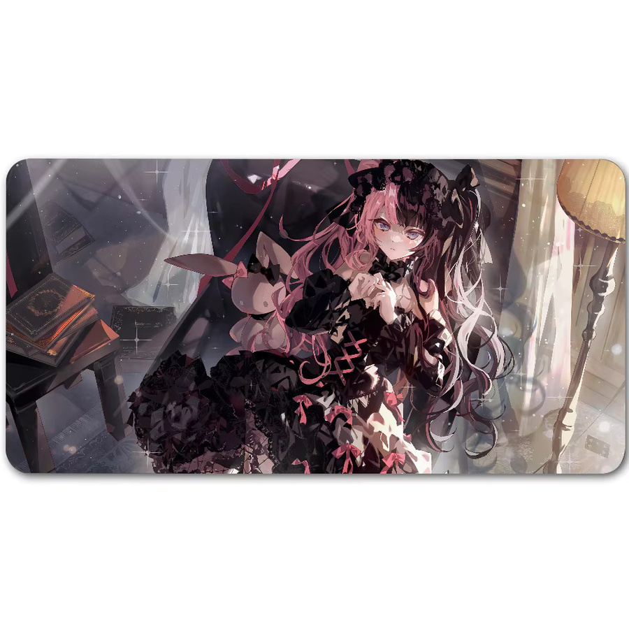 Vtuber H-Hinano T-Tachibana Mauspad in Multicolour, rutschfeste Gamer-Schreibtischunterlage für Laptop und Büro - Bild 7