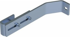 ZARGES Wandhalter aus Edelstahl in Silber, verstellbar 280 - 330 mm, V4A - Bild 1