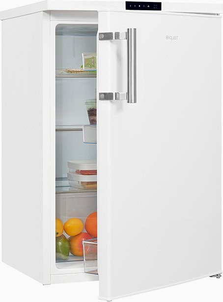 Exquisit KS16-V-HE-011D Vollraumkühlschrank in Weiss mit Super Cooling und LED-Innenbeleuchtung, H x B x T: 134 x 56 x 57,5 cm - Bild 1