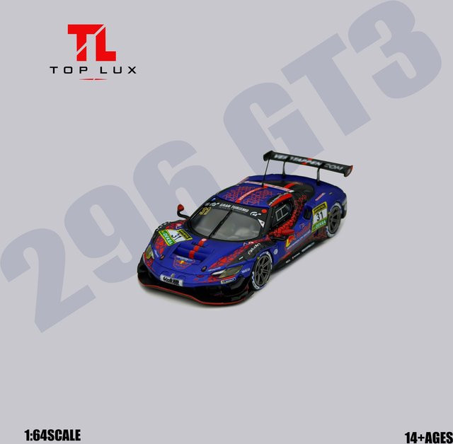 TSM MODEL Ferrari 296 GT3 Nr. 31 Automodell, 1:64, Metall, ab 14 Jahren - Bild 1