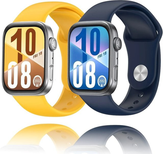 Huawei Uhrenarmband Silikon, Weiß, Unisex - Bild 1