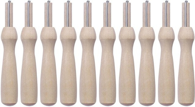Be Free Set von 10 Filznadel-Stanznadelhaltern für handwerkliche Formgebung in Beige - Bild 1