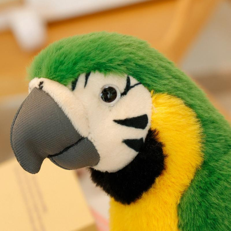 Süßer Mu Cheng Papagei Plüschtier Ara Puppe Bunt / Mehrfarbig - Bild 2