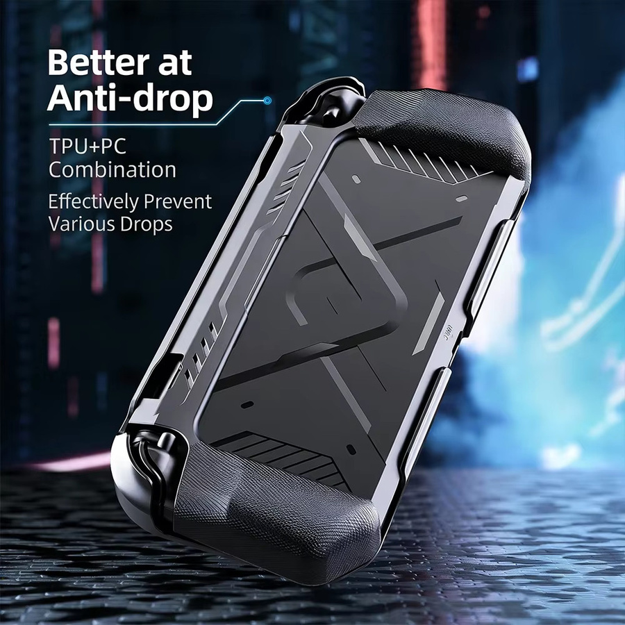 DATA FROG Stoßfeste Mecha-Schutzhülle für Nintendo Switch 2 aus TPU und PC in Schwarz oder Weiß - Bild 2