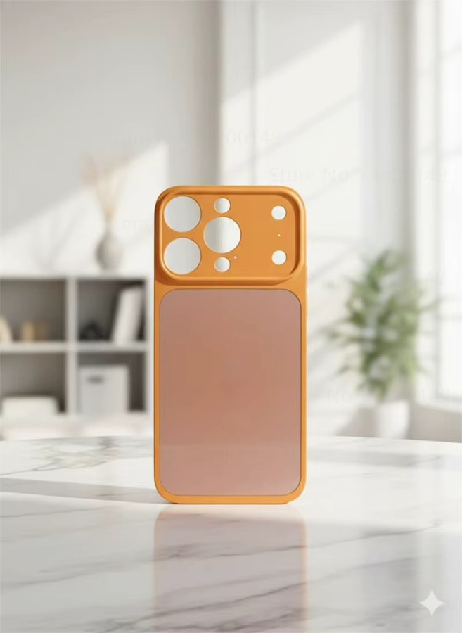 NMEGOU Metall Rückplatte Gehäuse Konverter Aufkleber für iPhone 16 15 14 13 Pro Max in Blau - Bild 1
