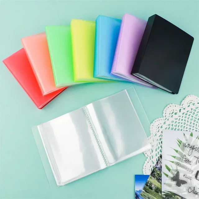 Multicolor Fotoaufbewahrungsalbum mit 40 Seiten im A6-Format für Stempel und Stanzformen, Organizer-Ordner in Orange und 8 Farben - Bild 1