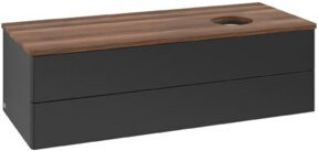 V&B Waschtischunterschrank Antao ohne Frontstruktur, Farbe: Weiß, B/T/H: 120 x 50 x 36 cm - Bild 1
