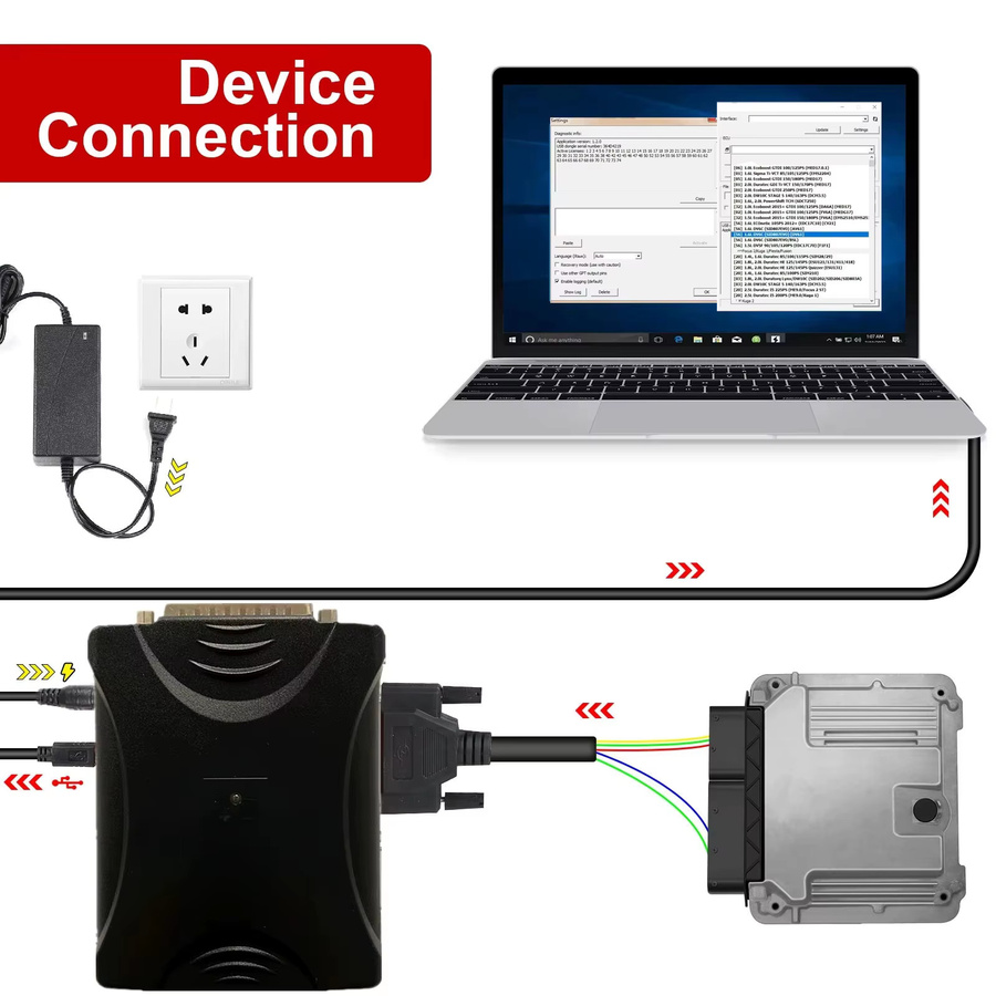Pcmflash SM2 Pro Ersatzteil für Toyota VCI Scamatk 2 Pro ECU-Programmiertool - Bild 3