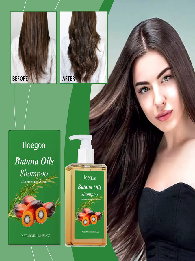 HOEGOA Bio-Batana-Öl-Shampoo mit Rosmarin-Extrakt, Unisex - Bild 5