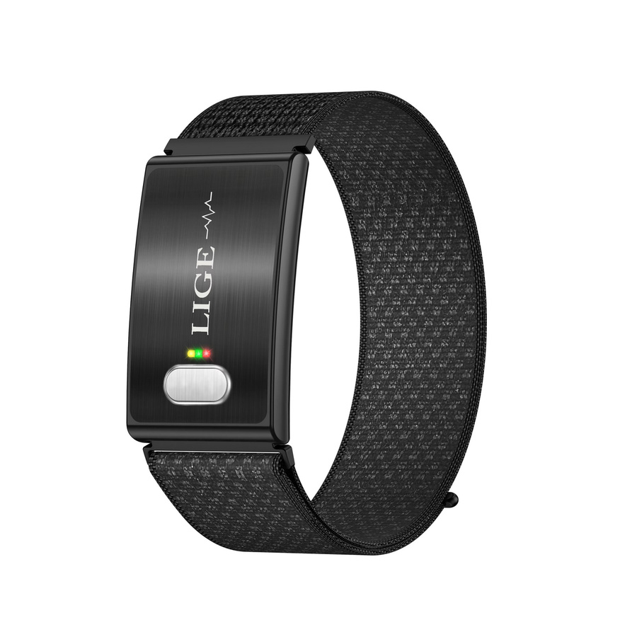 LIGE EKG Smartwatch Schwarz mit über 100 Sportmodi, Herzfrequenz- und Blutsauerstoffmessung sowie Gesundheitsmonitor für Männer und Frauen - Bild 6
