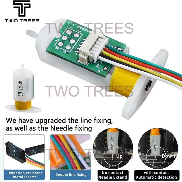 T-Trees 3D-Touch-Sensor BLTouch Auto-Bett-Nivellierungssensor für Ender 3 Pro und MK8 i3 zur Verbesserung der Druckpräzision - Bild 1