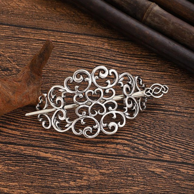 Haarspange Silber, Filigran, Damen - Bild 1