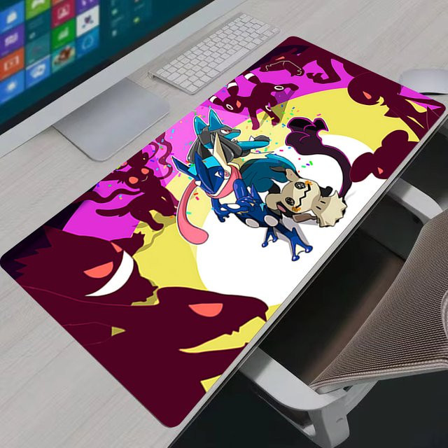 Bandai Pokémon Gaming-Mauspad XXL Schreibtischunterlage Multicolour - Bild 1