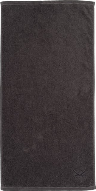 Saunatuch SANSIBAR aus Baumwolle in Anthrazit, Grau oder Braun, B/H: 90 x 180 cm - Bild 1