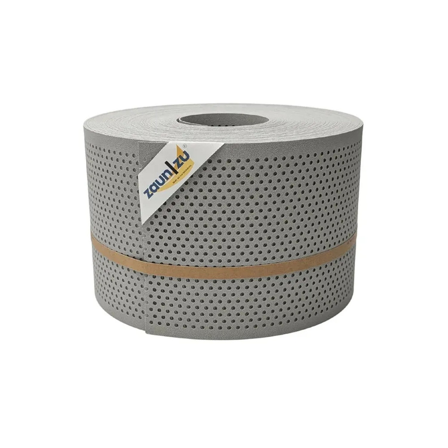 zaun zu Sichtschutzstreifen PP Premium gelocht semi-transparent Steingrau 50m - Bild 2