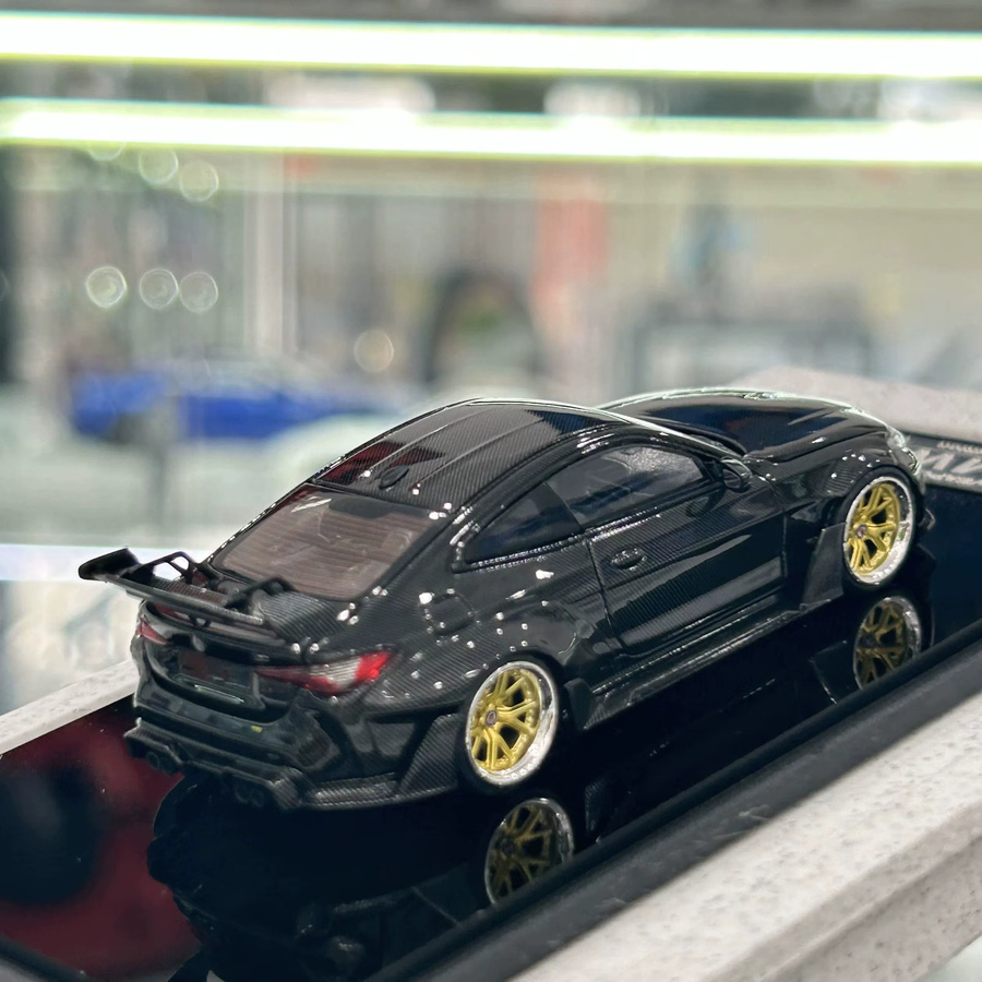 MASSDI SW 1/64 G82 M4 ADRO BODY KIT Breitbau-Umbau, Automodell, Metall, Schwarz - Bild 4