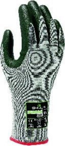 Showa Schnittschutzhandschuh DURACoil 386 in Grau und Schwarz mit Nitrilbeschichtung, Größe 8 - Bild 1