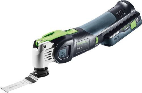 Festool OSC 18 HPC 4,0 EI-Set Akku-Oszillierer 18V mit 4,0 Ah Akku in Grau - Bild 1