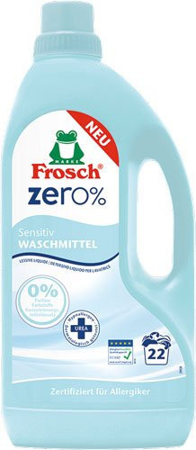 Frosch Waschmittel Sensitiv Zero% flüssig BIO, 1,5 l - Bild 1