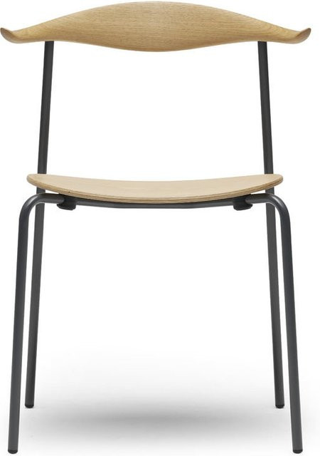 Carl Hansen & Søn CH88 T Stuhl aus Holz und Edelstahl in Braun - Bild 1