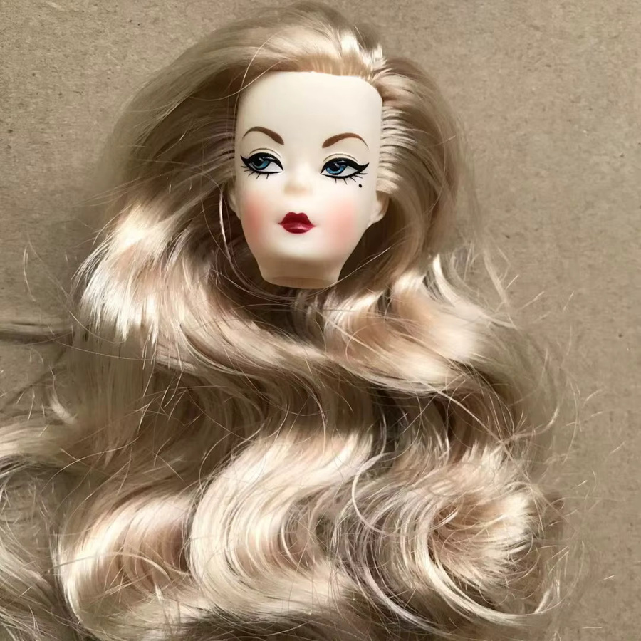 Kopie ST Köpfe Lange Bunte Haare 1/6 Puppe, Zubehör, Bunt / Mehrfarbig - Bild 2