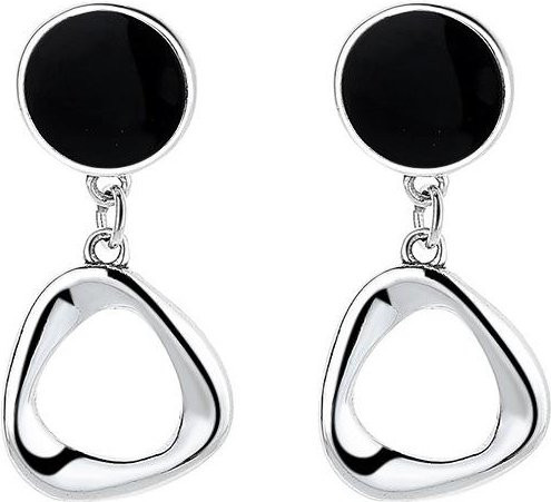 Ohrringe 925 Silber, Schwarz, Damen - Bild 1