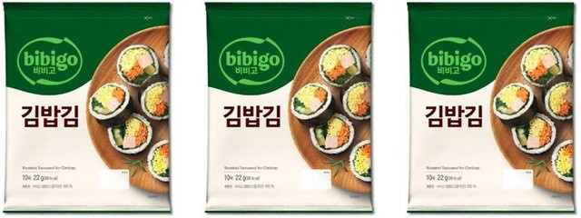 bibigo Kimbap Seetang 3 x 22 g - Bild 1