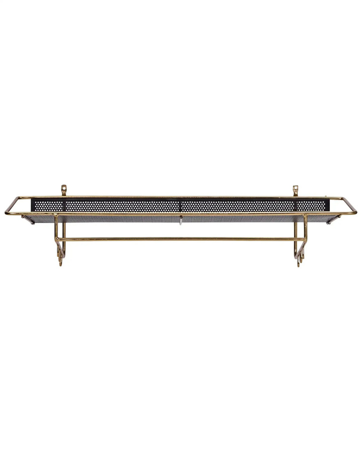 House Doctor Regal Wally in Schwarz und Gold mit Vintage-Optik, Breite: 80 cm - Bild 1