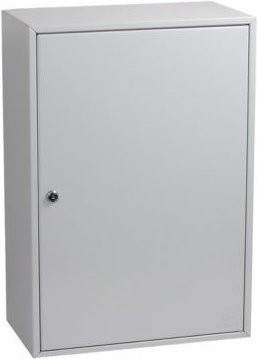 Phoenix Schlüsseltresor KC0605K mit Zylinderschloss für bis zu 300 Schlüssel, hellgrau, B: 38,0 cm, T: 20,5 cm, H: 55,0 cm - Bild 1
