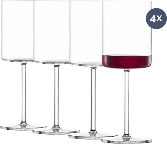 Schott Zwiesel Modo Rotweingläser aus Kristallglas, 4er Set, 440 ml - Bild 1