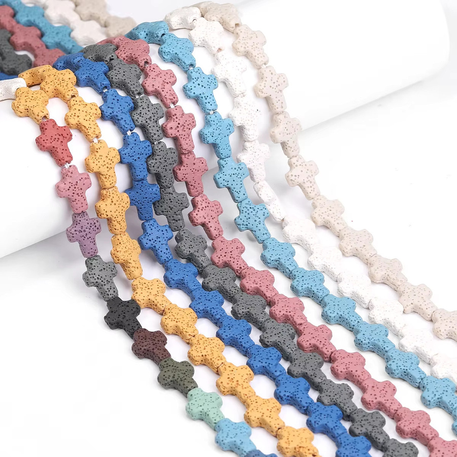 SANSWL Anhänger Kreuz Lava, Bunt, Unisex - Bild 2