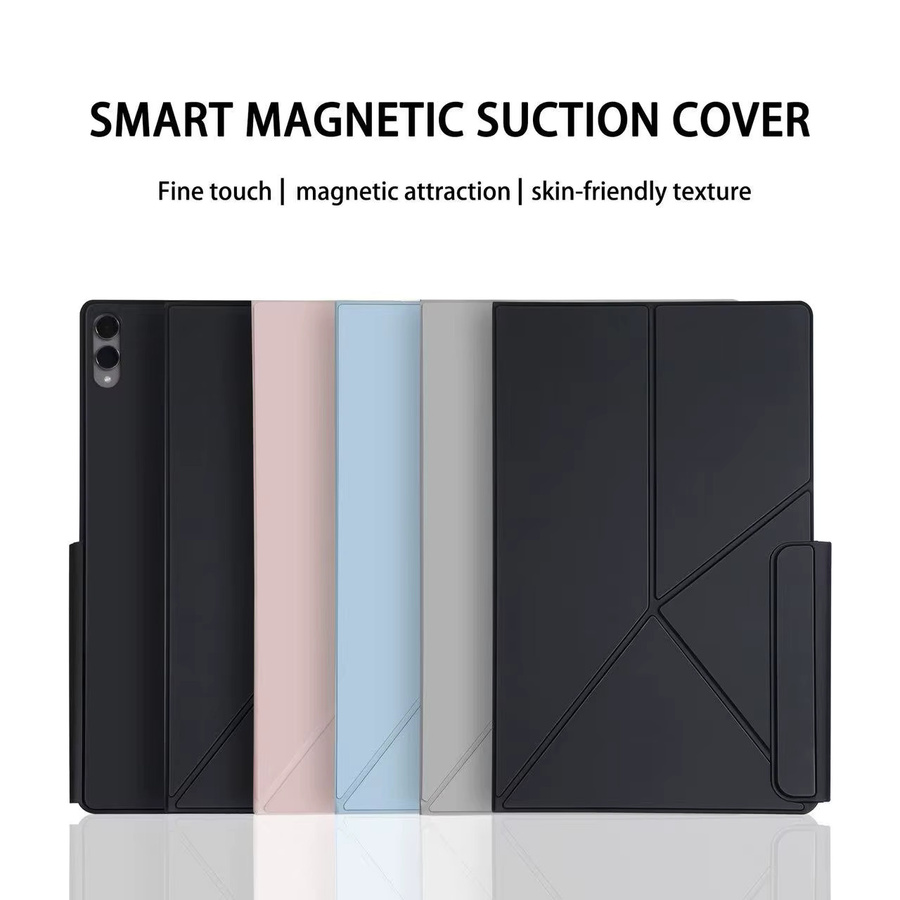 Smart Case für Samsung Galaxy Tab S11 Ultra 14,6 Zoll, ultradünne magnetische Standhülle mit Stiftmodus in Schwarz, Grau oder Silber - Bild 7