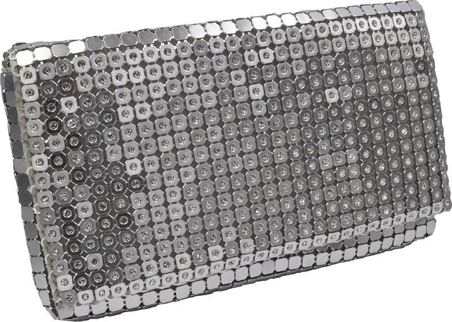 Steuer Modeschmuck Abendtasche Metall, Kristalle, Damen - Bild 1