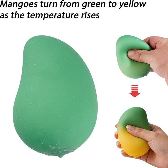 Grüner Apfel Blaue Maltose Squishy, Anti Stress Sensorisches Fidget Spielzeug - Bild 1