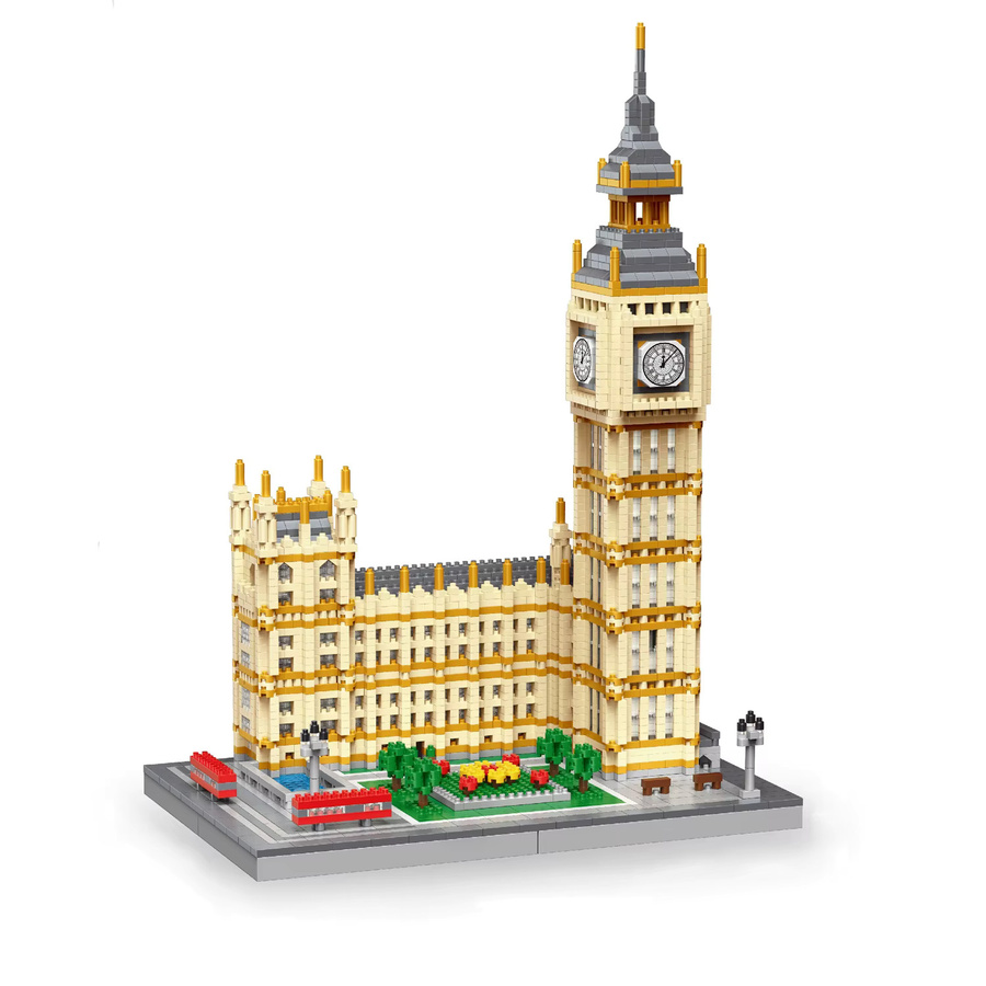 Doubuilt Big Ben Retro-Baustein-Set, Uhrturm-Modell, Lernspielzeug - Bild 6