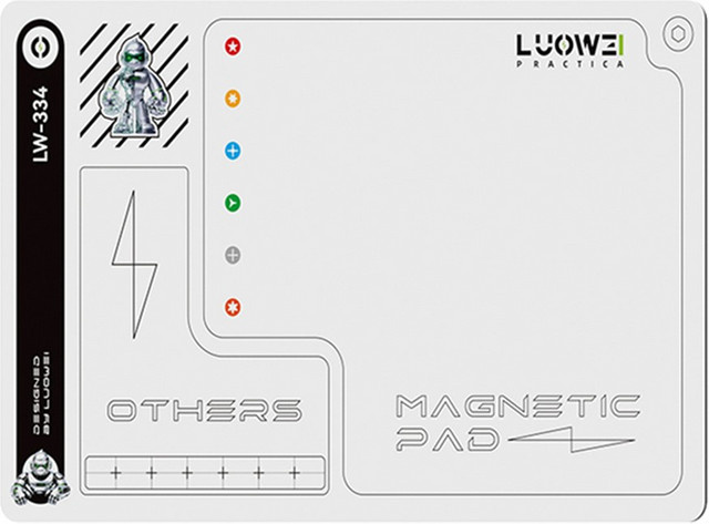 Magnetische Schraubenmatte Luowei LW-334 in Grau aus Kunststoff - Bild 1