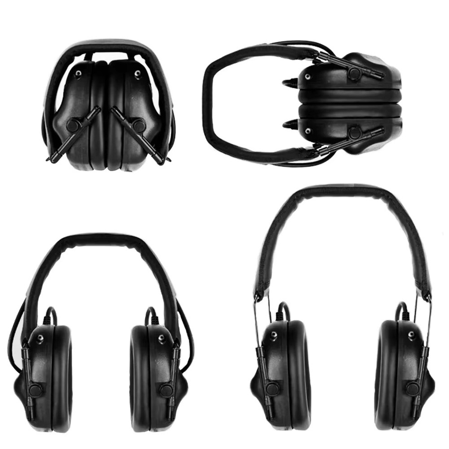WoSporT Taktisches Headset mit Noise Reduction für Jagd, Airsoft und Schießen in Schwarz - Bild 2