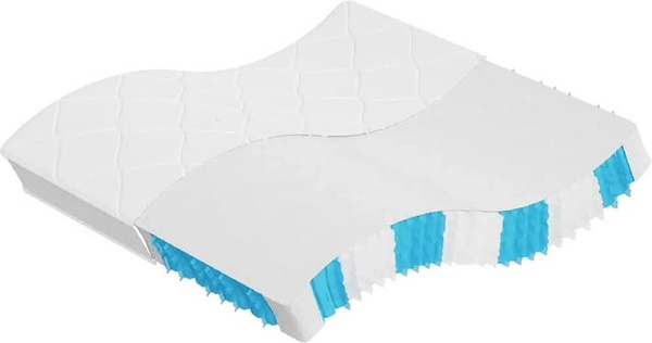 vidaXL Matratze mit Taschenfederkern H3, mittelfest, weiß/schwarz, B/T: 200 x 200 cm, Höhe: 25 cm