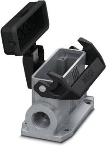 Phoenix Contact Sockelgehäuse HC-STA-D25-SLWSC-2SSM20-EL-AL aus Aluminium in Grau - Bild 1