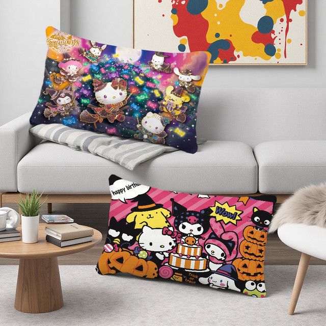 Sanrio Kuromi Kissenbezug Multicolor für rechteckige Kissen - Bild 1