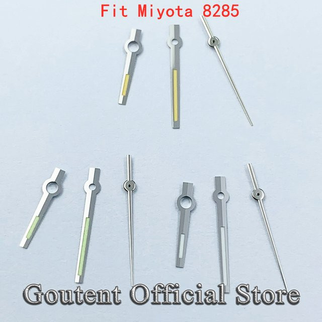 Goutent Armbanduhr, Miyota 8285-Uhrwerk, silberfarben, grün - Bild 1