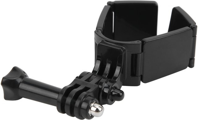 Einstellbare Action Kamera Helm Kinn Halterung in Schwarz für GoPro und DJI OSMO Action - Bild 1
